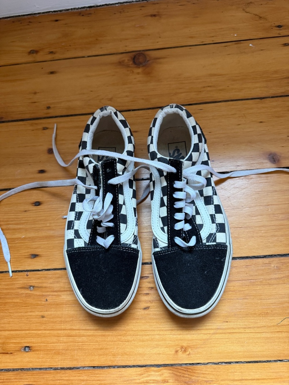 Vans Checkerboard Black White Low-Top Sneakers